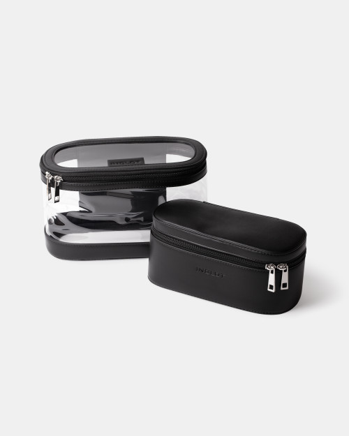 Cosmetic Bag Set Black