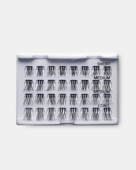 Touffes de faux cils