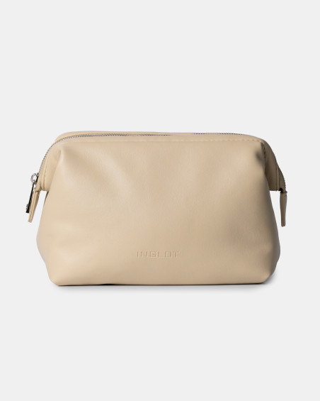Minimalist Makeup Bag Almond