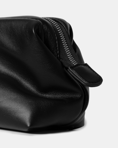 Minimalist Makeup Bag Black