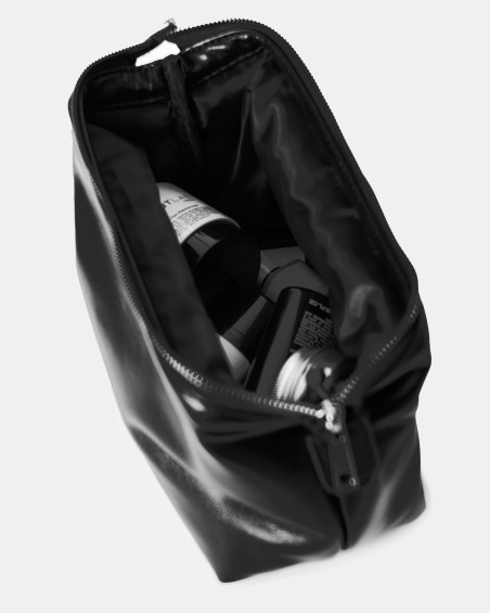 Minimalist Makeup Tasche Schwarz