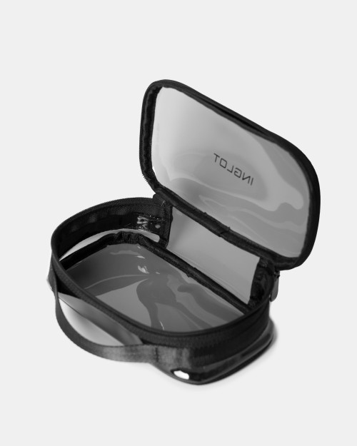 TRAVEL MAKEUP BAG SMALL BLACK