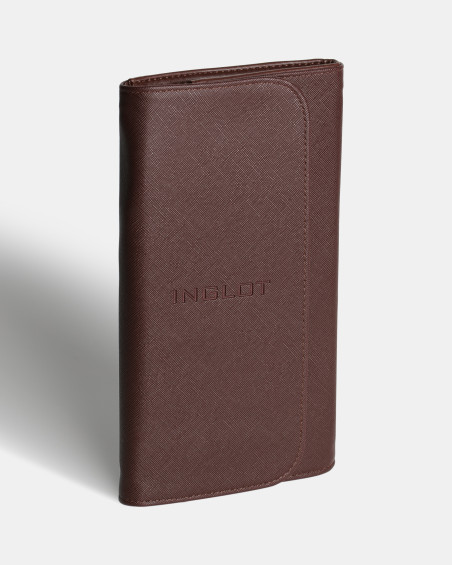 Make-up-Pinsel im Etui SCHOKOLADE